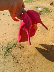 Imported Pink Pencil Heels