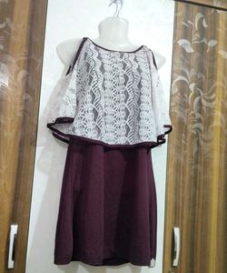 Cute Lace Top Dress