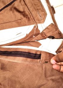 Brown Casual Pants