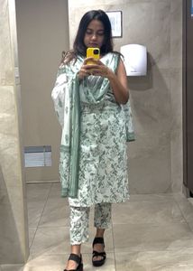 Lime Green And A Very Favourite Kurta Set.