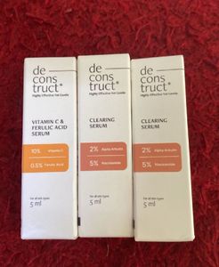 Deconstruct Serum Bundle 5ml Trio Kit