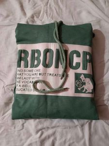Green Graphic Hoodie