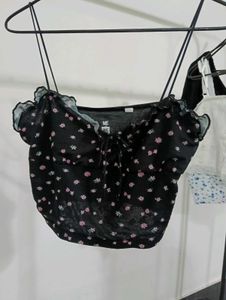 Floral Tie-Front Top