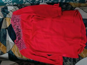 Red casual Top Shirt