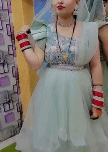 Elegant Pastel Blue Dress