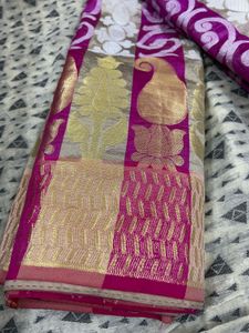 Chanderi Cotton Saree 🩷