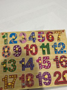 Wooden Number Puzzle