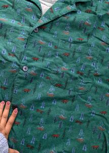 Men Nightsuit Green