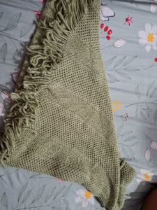 Vintage Crochet Knit Poncho