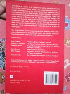 Alexender Pope- The Rape Of The Lock