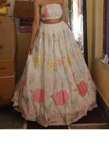 Cutest White Lehenga
