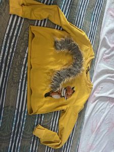 Cute Yellow Sweatshirt