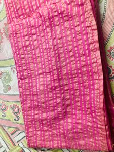 Pink mursidabad silk saree very nice and soft