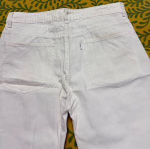 White Wide Leg Jeans