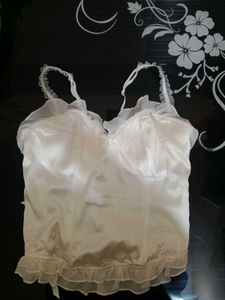 Cute White Corset Top