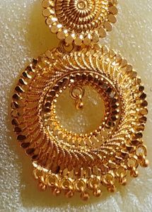 Golden Dangle Earrings