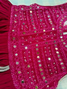 Red Embroidered Dress