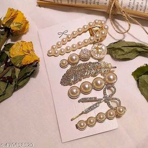 Pearl Hair Clip Set