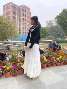 SALE 🛍️ ‼️Pinterest Trendy White Long Skirt