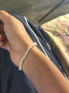 Pearl Evil Eye Bracelet