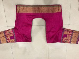 Yellow Saree With Blouse 5.5 Meter