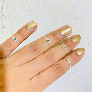 Pure Silver Toe Ring Piece Of 4