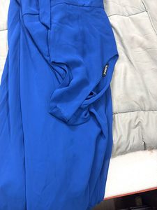 Elegant Blue Maxi Dress