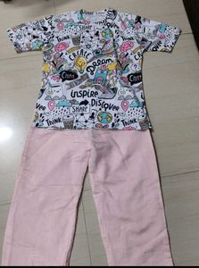 Stylish T-shirt, Pink Pant And Freebies.