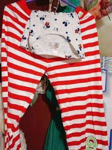 Micky Mouse Night Suit Set