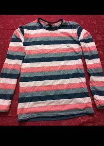 Blue Bean 30size Jeans, And 2 Full Sleeve T Shirt.