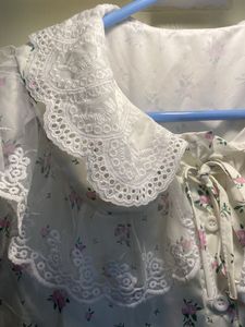 Cottagecore Cream Dress
