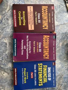 CBSE Syllabus Accountancy Books Combo Of 3