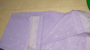 Lavender Saree