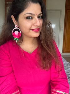 Handmade Lotus Earrings