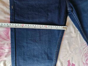 Men Blue Jeans Slim Ankle Fit Skinny Size 32