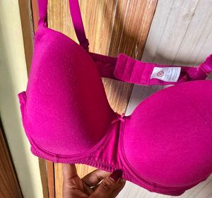 Zivame Padded And Wired  Pink Bra