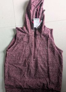 wool sleevless hoodies no offer plz