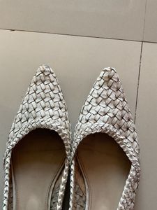 Eviie Woven Pointed Toe Flats