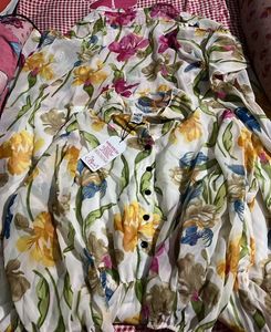 Floral Print Women Stylish And Trendy Dress