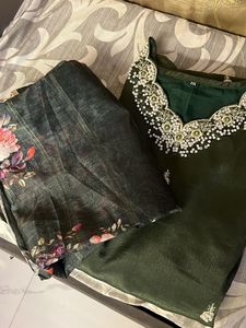 Elegant Green Kurta Set