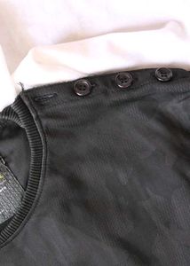 Zara Man Black Sweatshirt