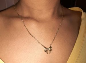 Anti Tarnish Bow Themed Jewellery Set