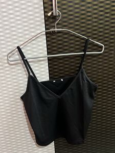 Black Camisole || V-Neck Spaghetti Top