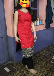 Designer ..Long Straight Fit Kurta