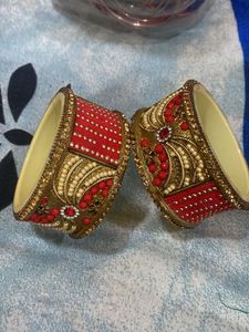 Red & Gold Bangle Set