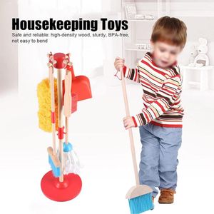 Wooden House Cleaning Set