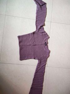 Zudio Cropped Knit Sweater