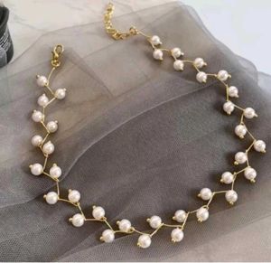 Pearl Sterling Choker