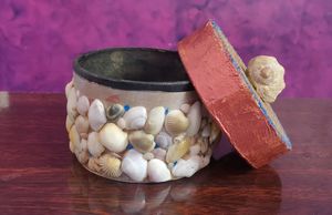 Handmade shell box