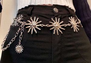 Pinteresty Y2k Sun Chain Waist Belt